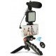 Live Streaming Set AY-49 Selfie Stick Τρίποδο Κινητού με Bluetooth Μαύρο Live Streaming Set AY-49 Selfie Stick Τρίποδο Κινητού με Bluetooth Μαύρο